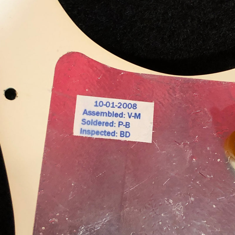 Plaque Fender Stratocaster USA Standard